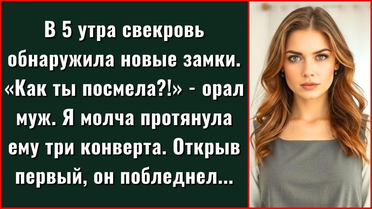 Крик Свекрови Разбудил Весь Подъезд В 5 Утра - Она Узнала, Что Я Сменила Замки После Её Ночного...