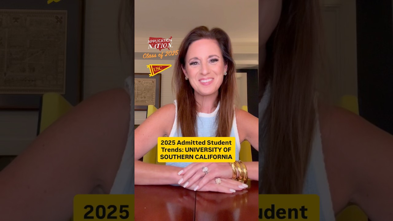 2025 Admitted Student Trends: UNIVERSITY OF SOUTHERN CALIFORNIA #collegeadmissions #usc