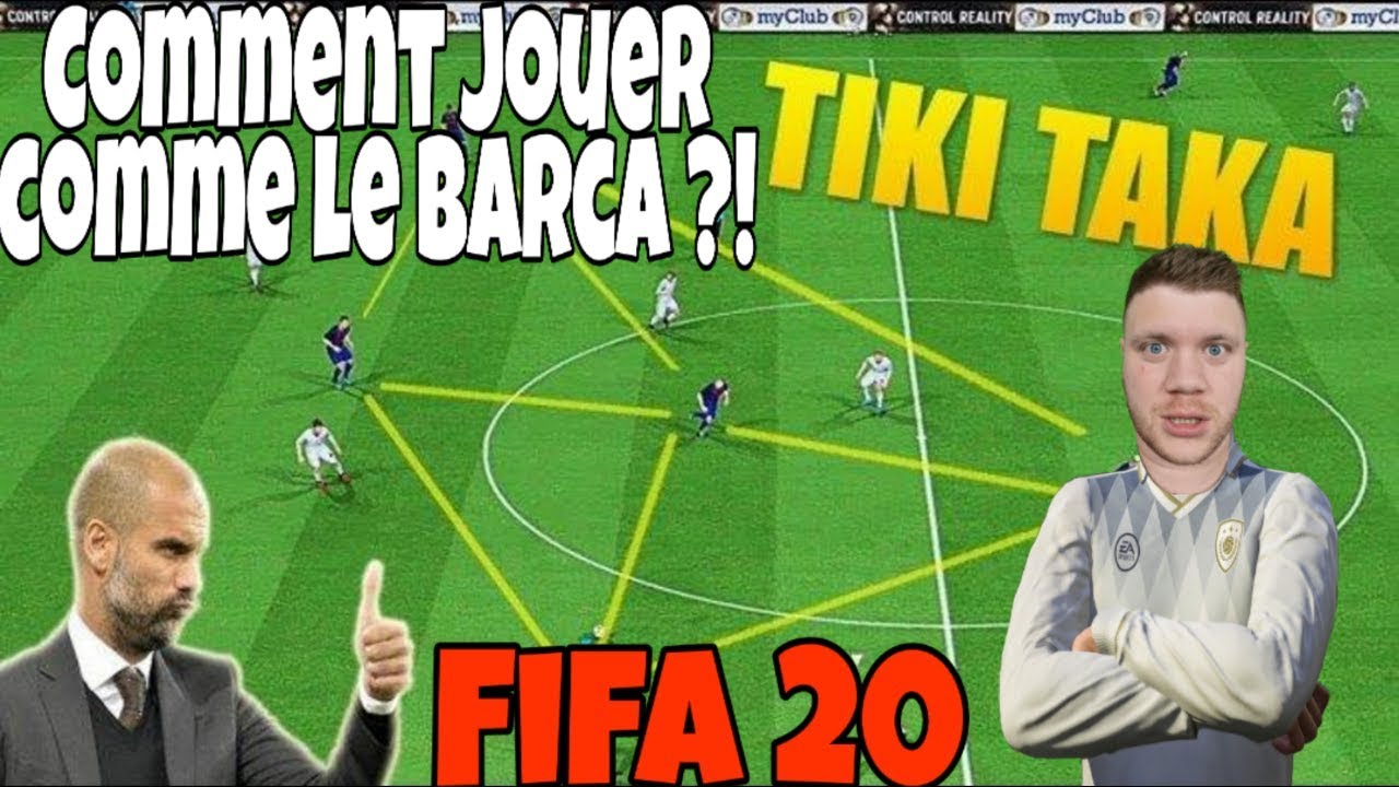 FIFA 20 - COMMENT JOUER COMME LE BARCA ???!!! LE TIKI TAKA !