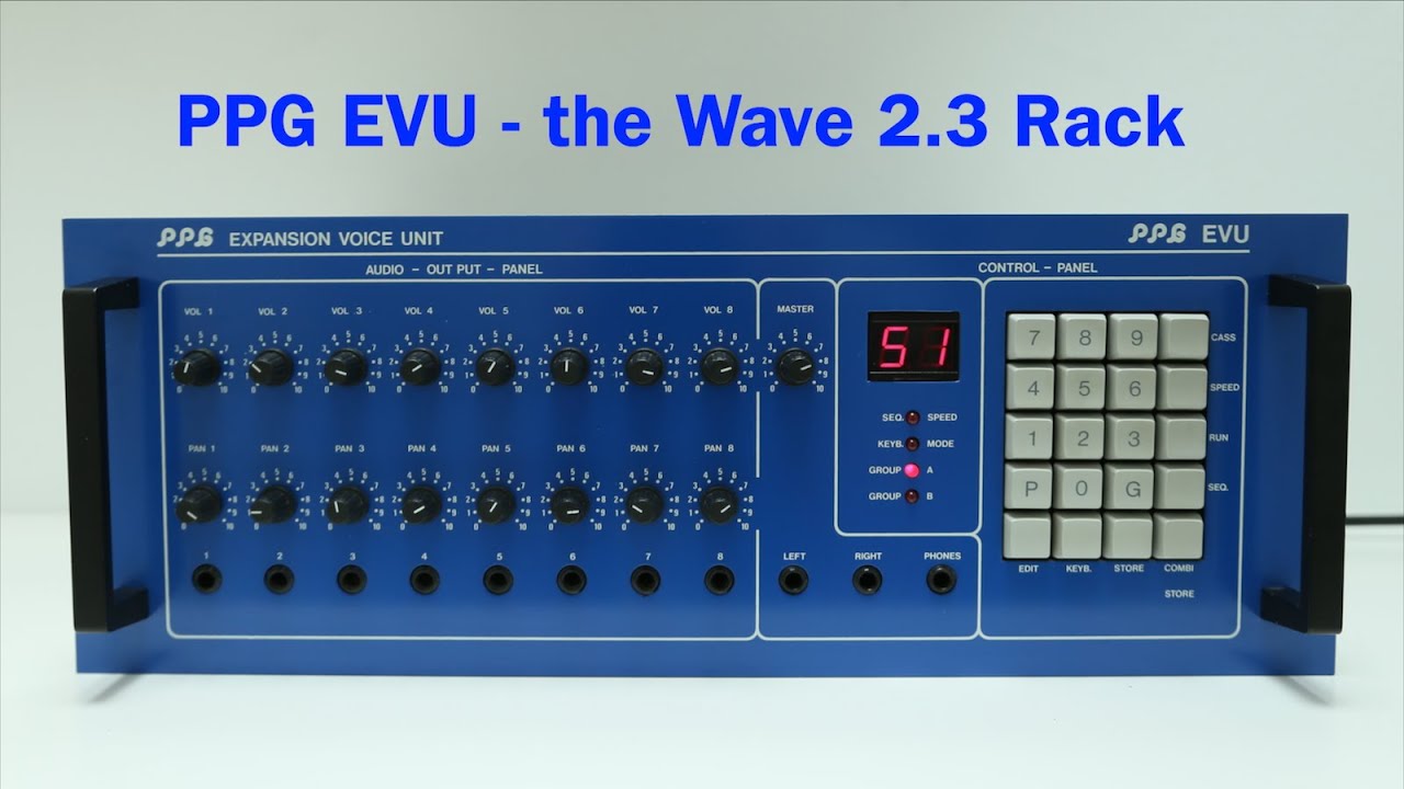 PPG Expansion voice unit EVU (PPG wave 2.3 in a rack)