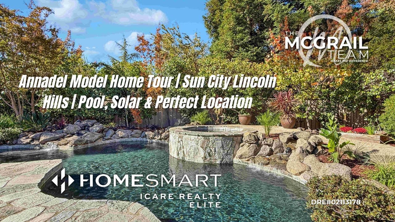 Annadel Model Home Tour | Sun City Lincoln Hills | Pool, Solar & Perfect Location