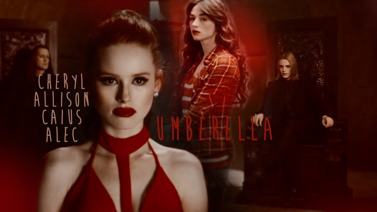 ✗ Cheryl Blossom and Caius Volturi ✗ Allison Argent and Alec Volturi || Umbrella