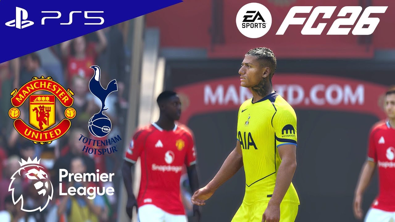 FC 26 - Manchester United vs. Tottenham - English Premier League 25/26 Full Match | PS5 [4K60 FPS]