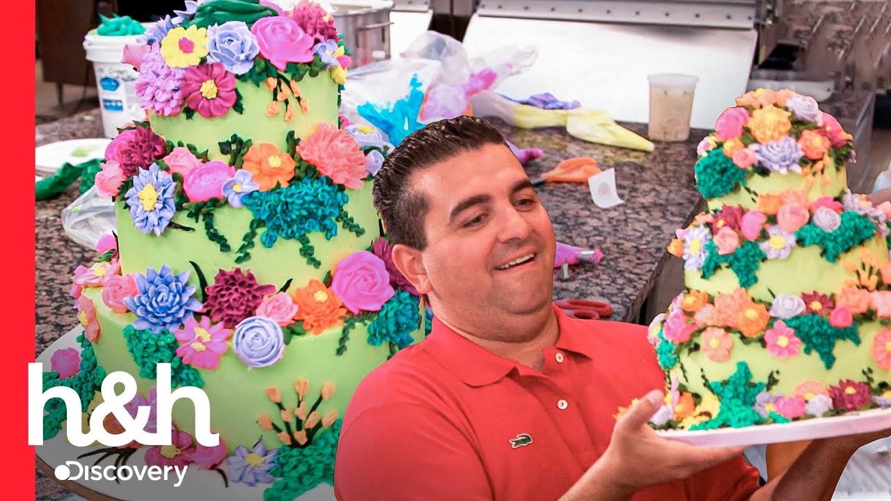 Buddy cria lindo bolo com flores para o Dia das Mães | Cake Boss | Discovery H&H Brasil