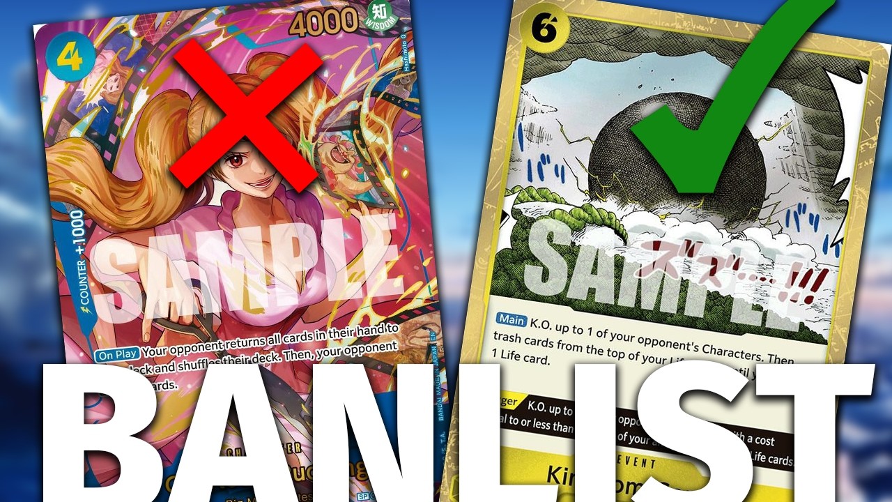 Pudding is BANNED...but Raigo is BACK?!! | One Piece TCG Banlist Update!
