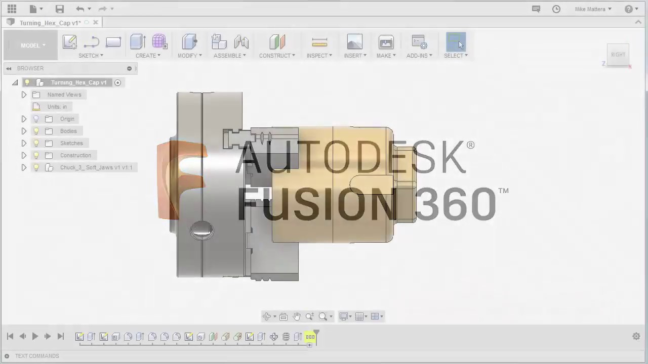 Fusion CAM Live Turning Series 02 - Setup 1 OD
