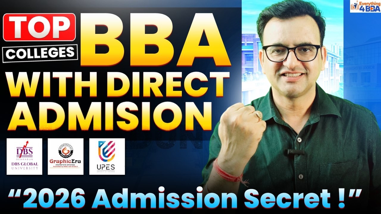 BBA Admission Without JEE | Direct Entry to Top Colleges 2026