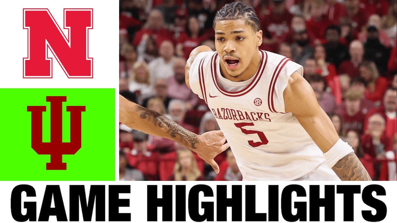 #10 Nebraska vs Indiana Highlights | Men's Basketball | College Basketball 2025