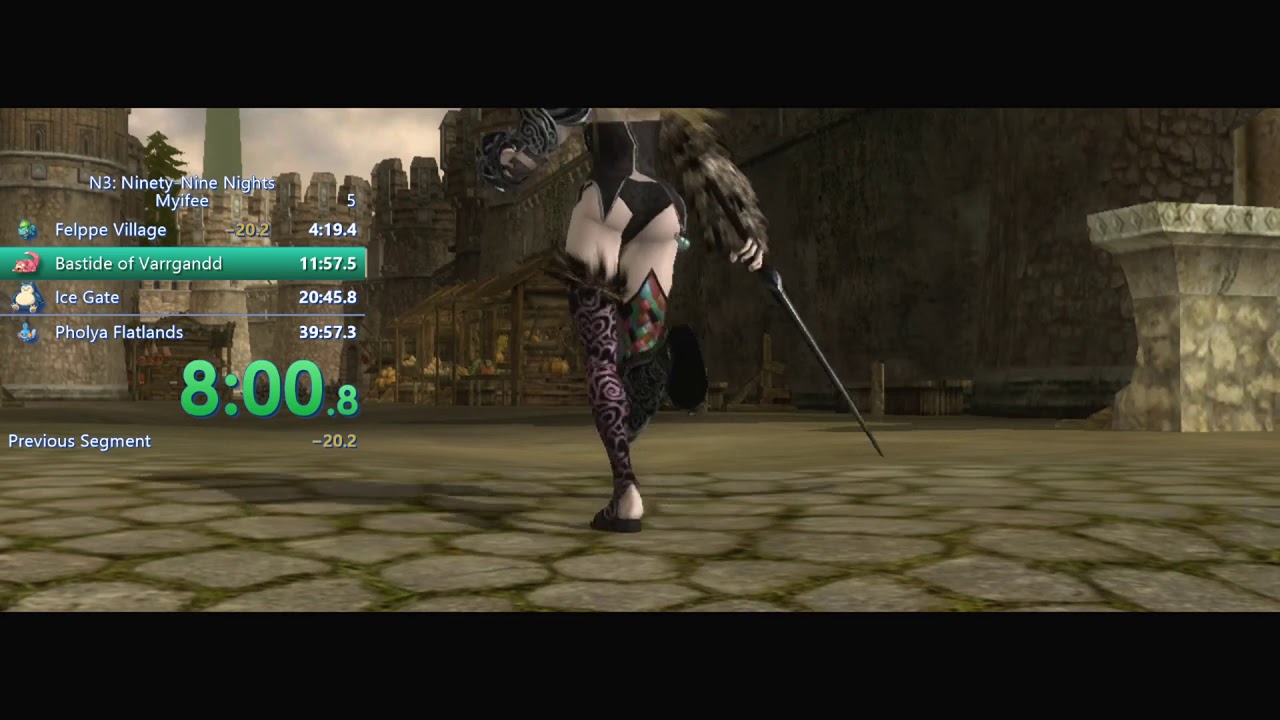 Ninety Nine Nights Speedrun Myifee 37:07