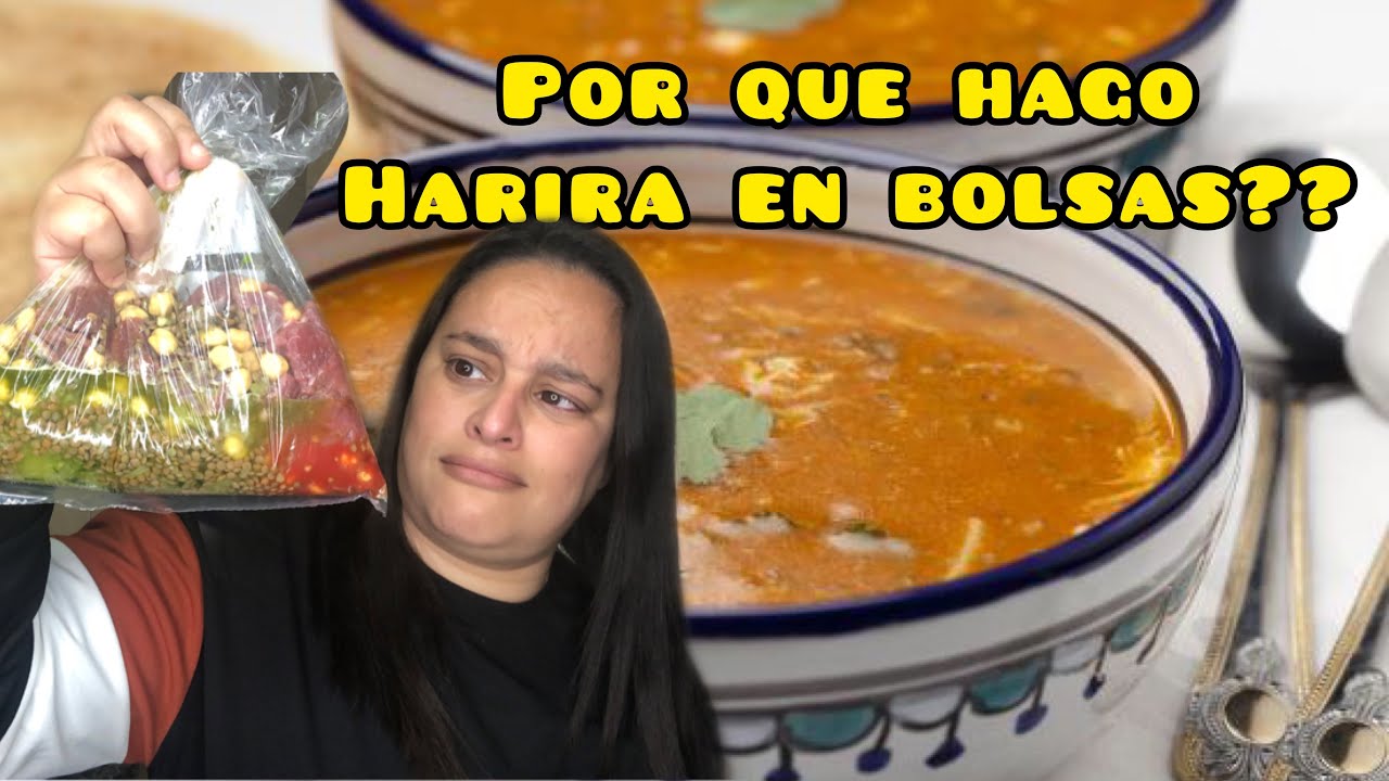 COMO AHORRO TIEMPO EN RAMADAN, HARIRA + regalo sopresa