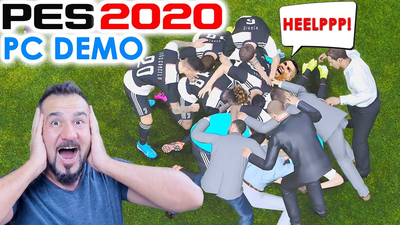eFootball PES 2020 PC DEMO İLK DİREK! BU NASIL GOL SEVİNCİ? | PES 2020 PC DEMO ÇIKTI! İNCELEME