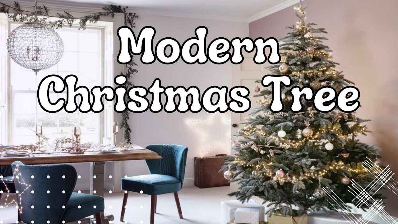 Stunning Modern Christmas Tree Decor Ideas