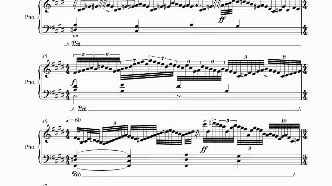 Transcription of Keith Jarrett's Ritooria (Facing You 1972 ECM) by Mat Smith