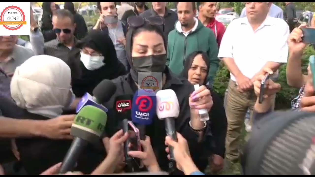 شاهد رد فعل وفاء عامر بعد الازدحام عليها في جنازة سهير البابلي وماذا قالت عنها