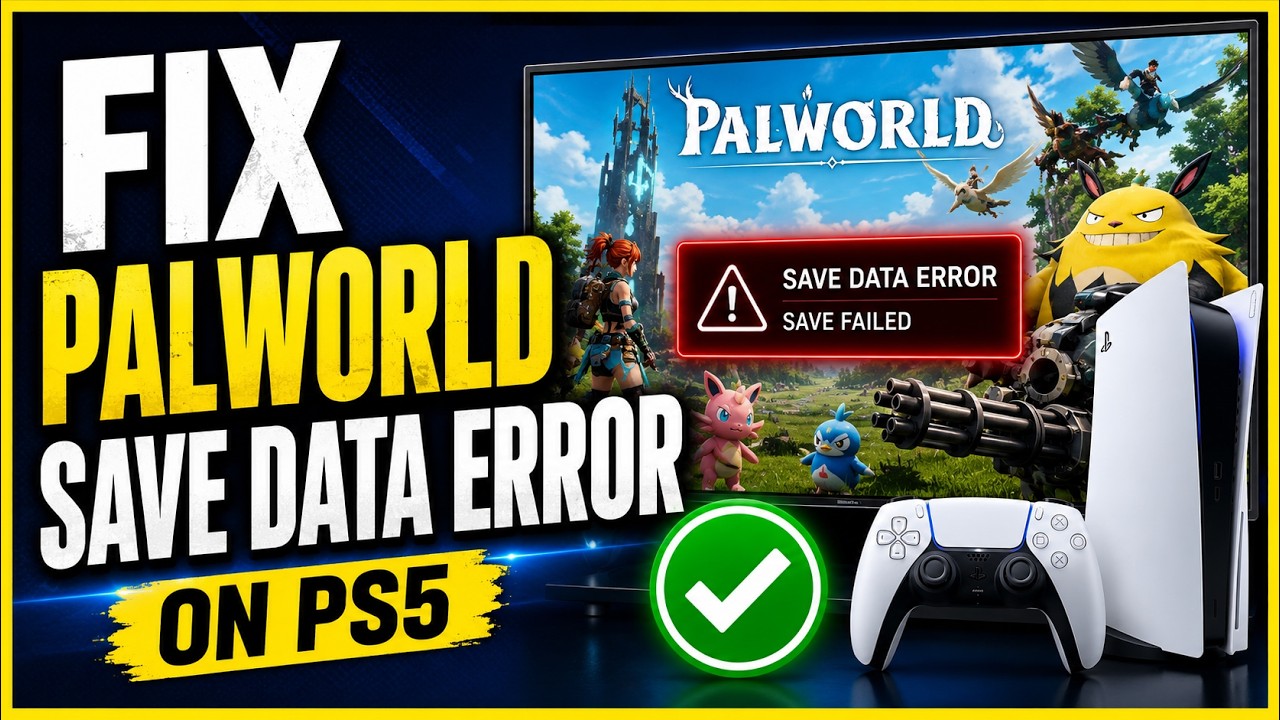 How To Fix Palworld Save Data Error On PS5
