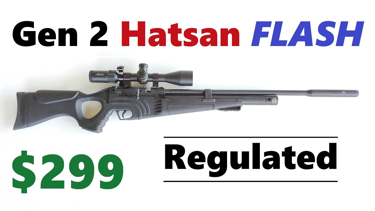 Обзор пневматической винтовки Hatsan FLASH RQE Gen 2 (регулируемой) (Tack-Driver за 299 долларов)...
