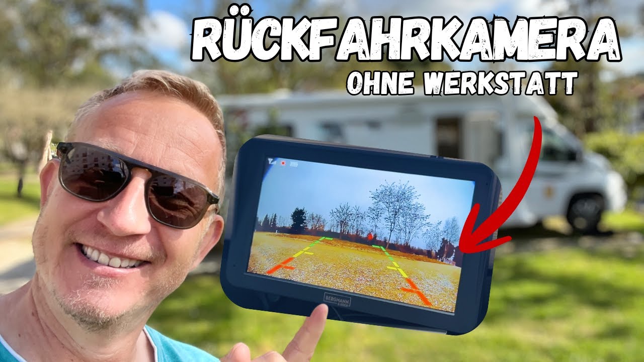 Rückfahrkamera nachrüsten ☀️🚐  kabellos & Solar | Einbau OHNE Vorkenntnisse (Bergmann & Koch BKCR7)
