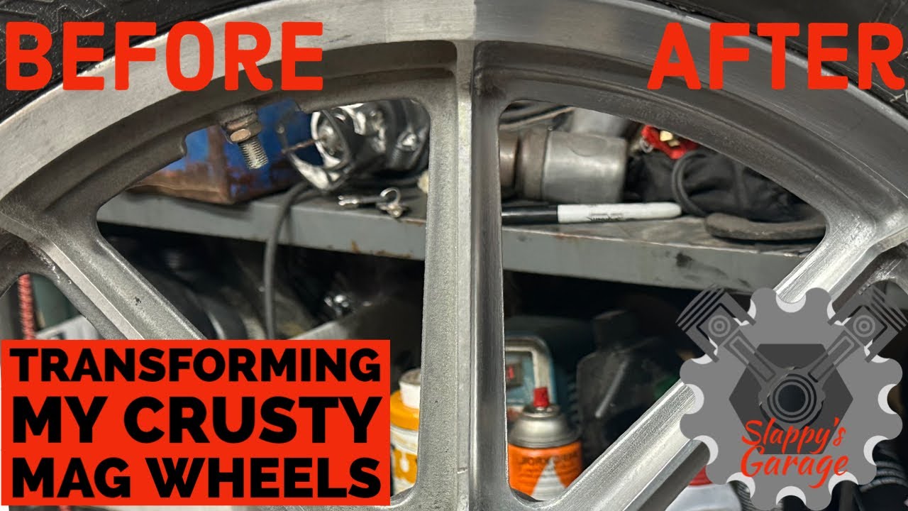 Transforming my crusty Harley Davidson mags to an eye catching polished finish