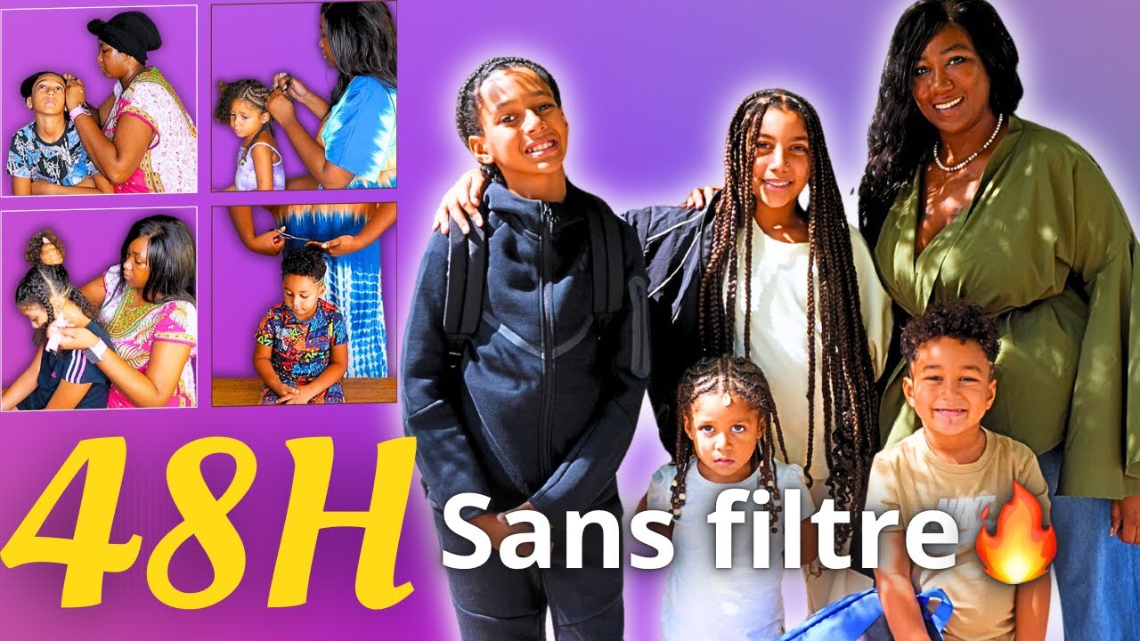 48H DE CHAOS 🤯 Veille + Jour de la Rentrée 🎒 | 4 Coiffures + ZÉRO SOMMEIL 😂