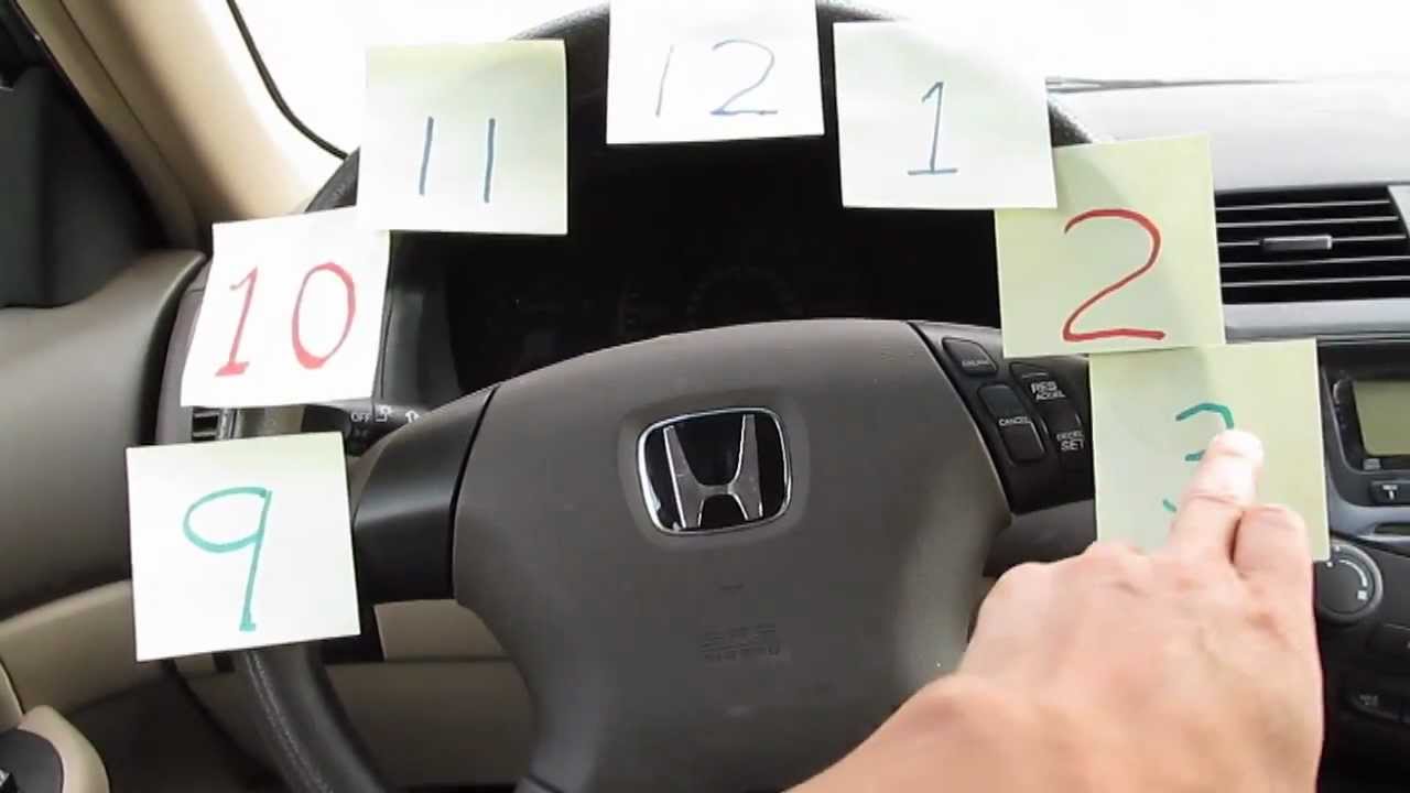 How To Hold Steering Wheel  Clock 9 & 3 Instead of 10 & 2
