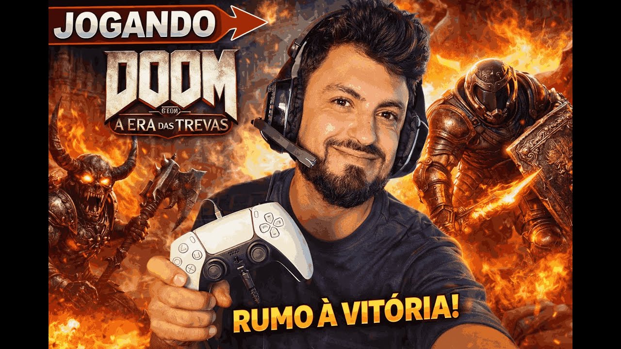 Doom: The Dark Ages No PC Até Zerar / Live 2  A Idade das Trevas
