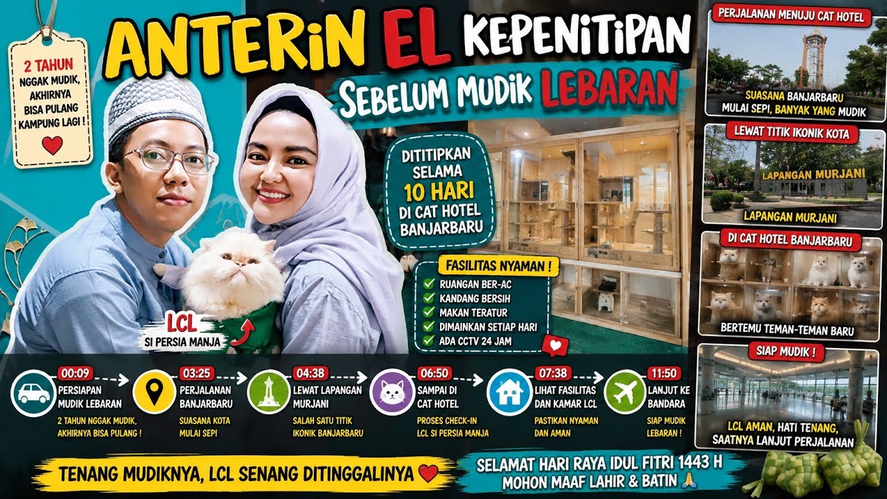 MENITIPKAN KUCING SEBELUM MUDIK LEBARAN