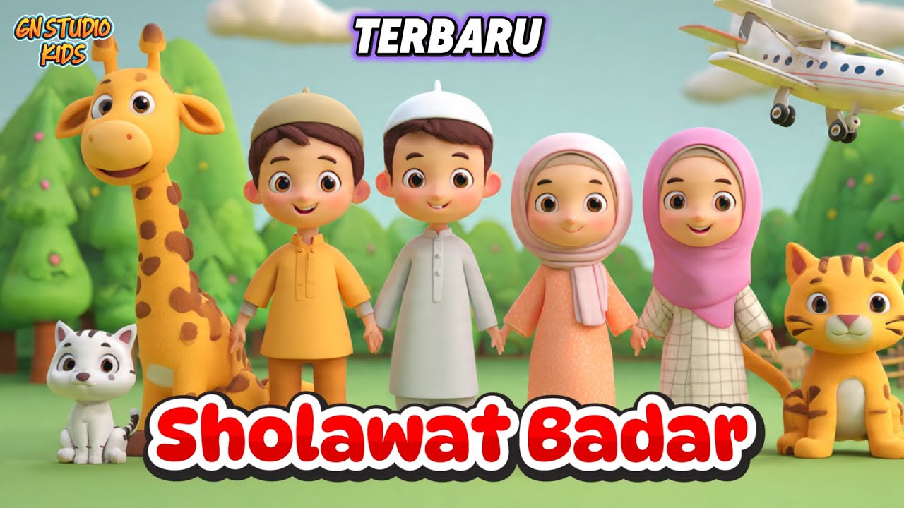 Sholawat Badar Anak - Lagu Anak Islami 2026 Animasi 3D anak terbaru