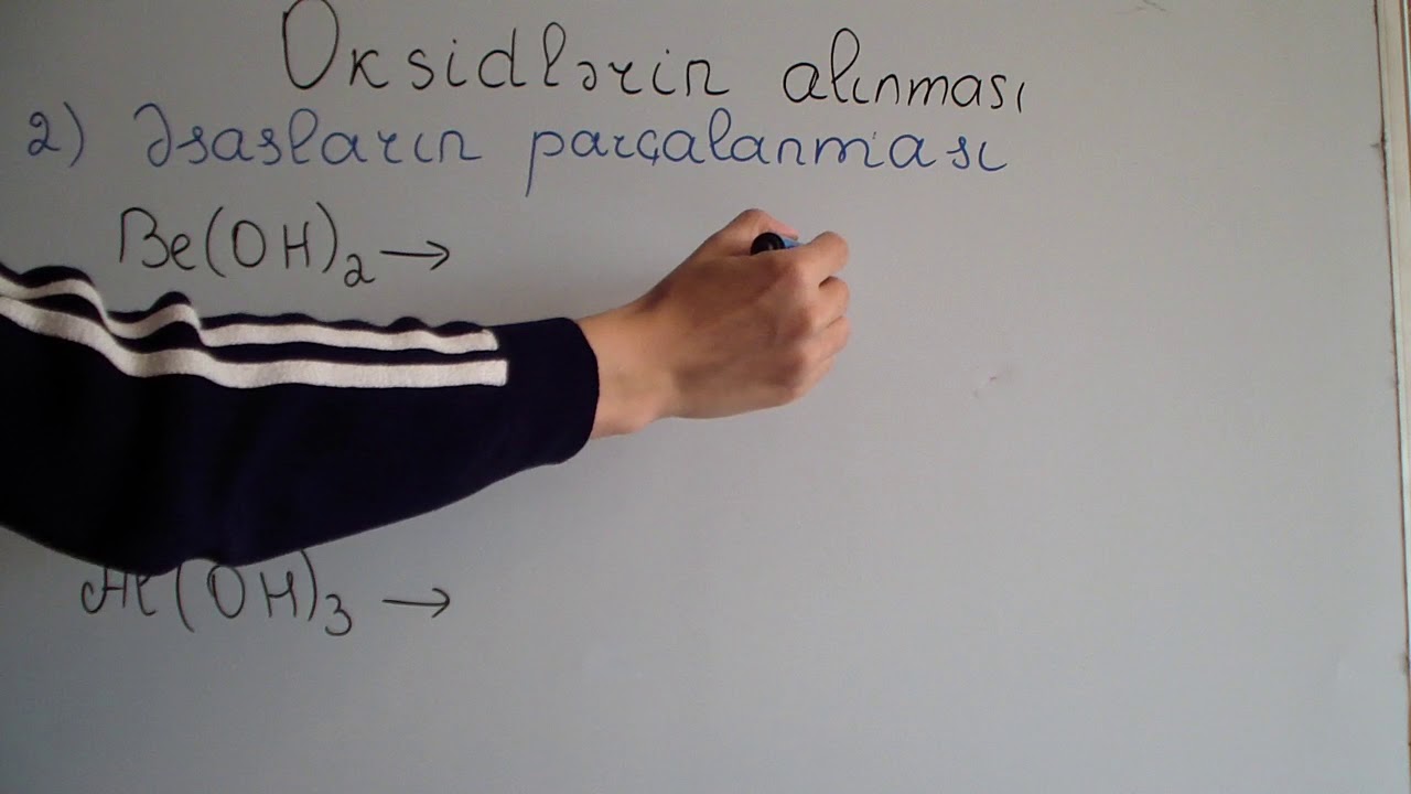 oksidler 4- oksidlerin alinma üsulları