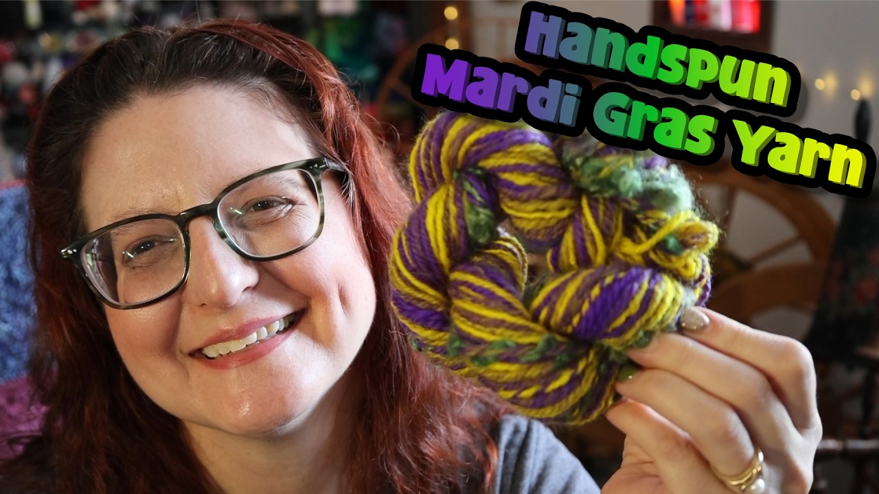 Making Mardi Gras Yarn From Scratch