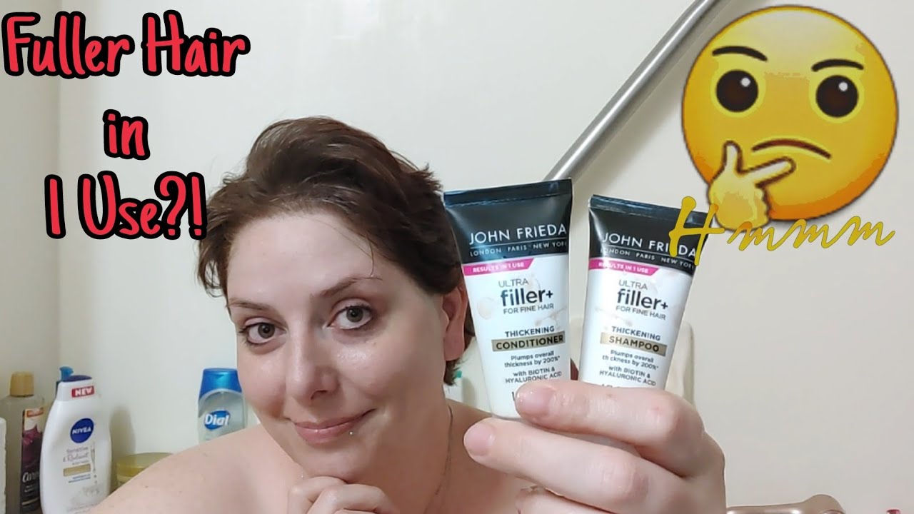 John Frieda Ultra Filler+ for Fine Hair Thickening Shampoo & Conditioner