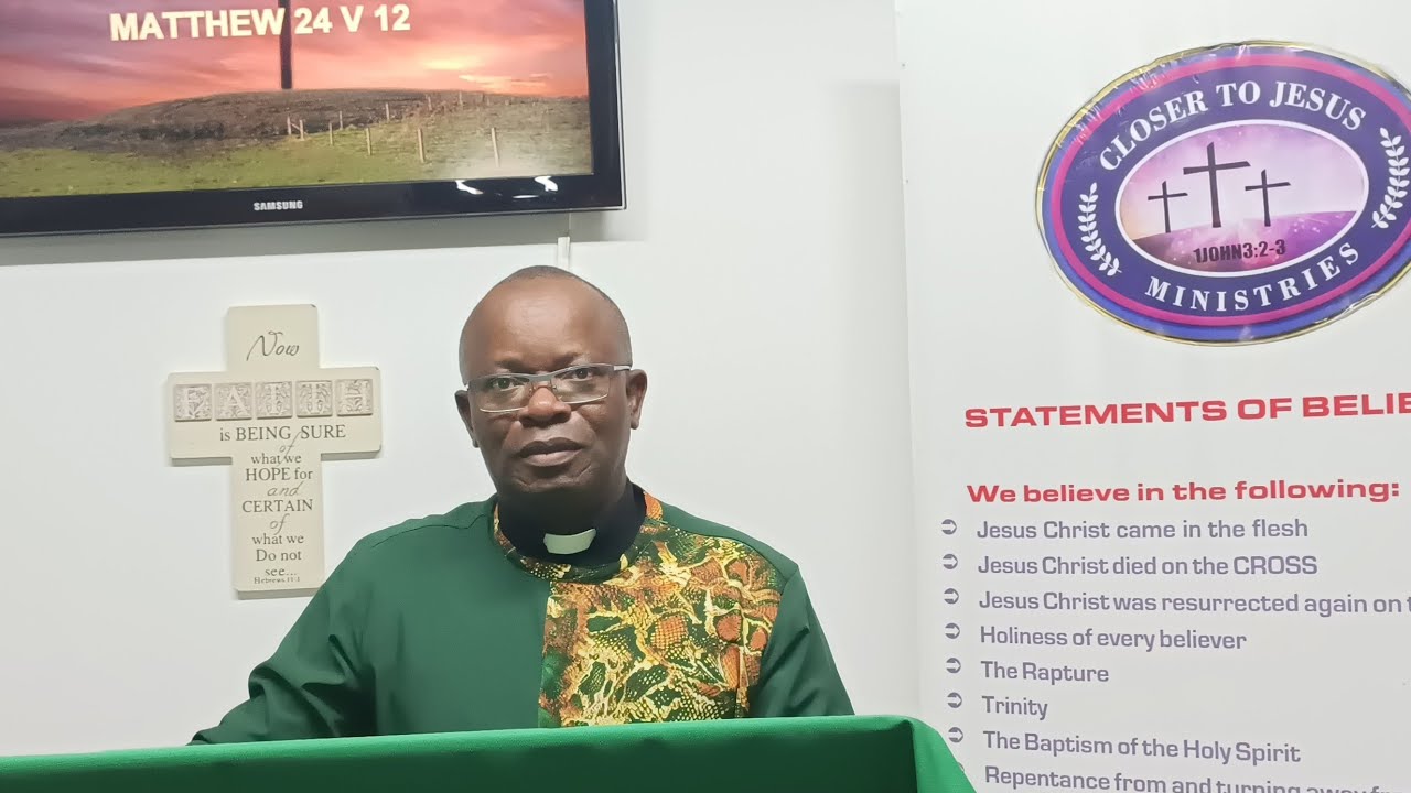 Closer to Jesus Ministries: THE LOVE OF MANY WILL GROW COLD - Rev. Godson Jonathan is live