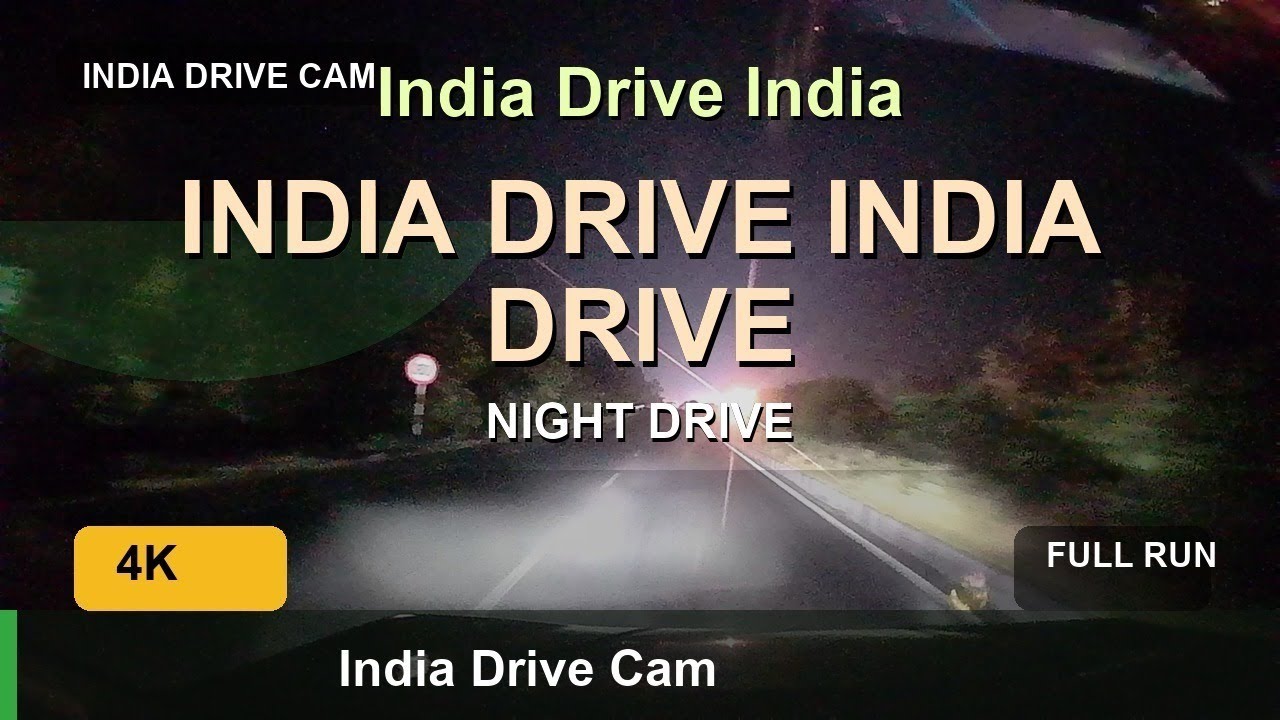 India Highway Drive | Night Drive | 4K Dashcam | Full Drive