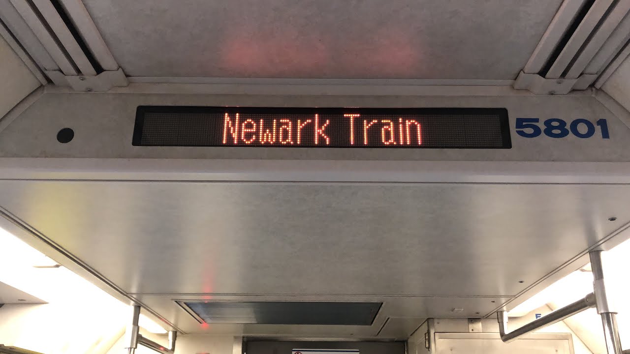 PATH: PA5 Train Ride from World Trade Center to Newark-Penn Station
