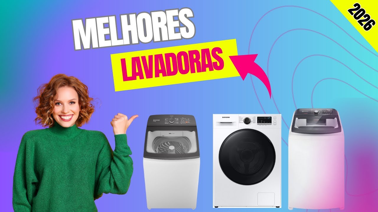 [MÁQUINA DE LAVAR 2026] As 3 Melhores LAVADORAS DE ROUPAS para 2026!