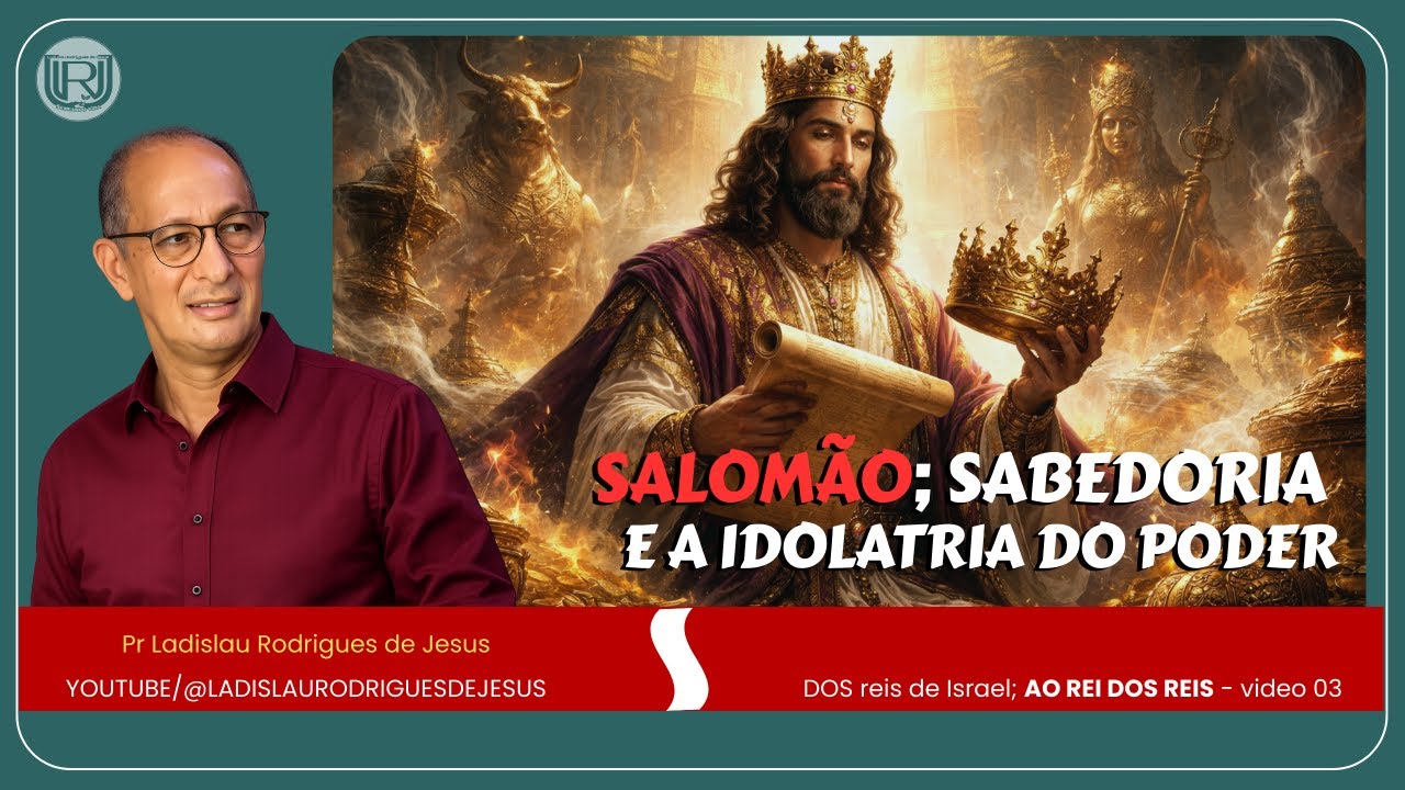SALOMÃO SABEDORIA E A IDOLATRIA DO PODER // Pr. Ladislau Rodrigues de Jesus