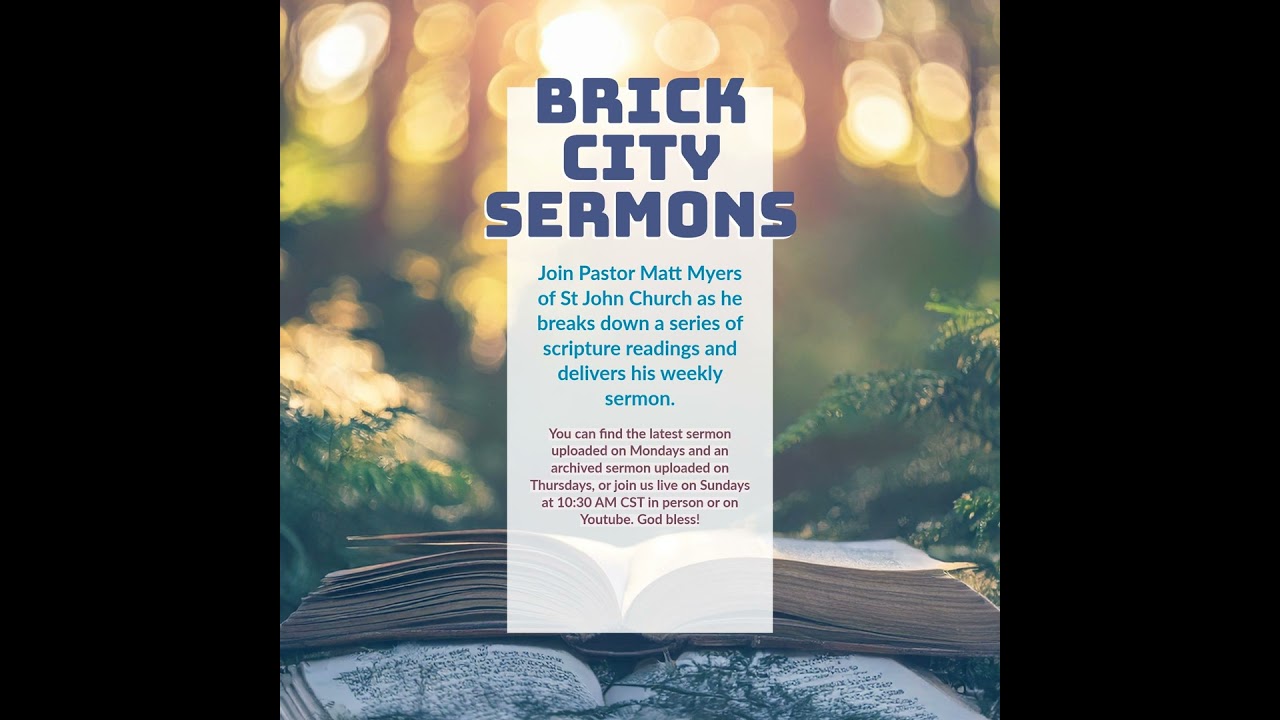 Scripture Readings and Sermon from 03/01/26