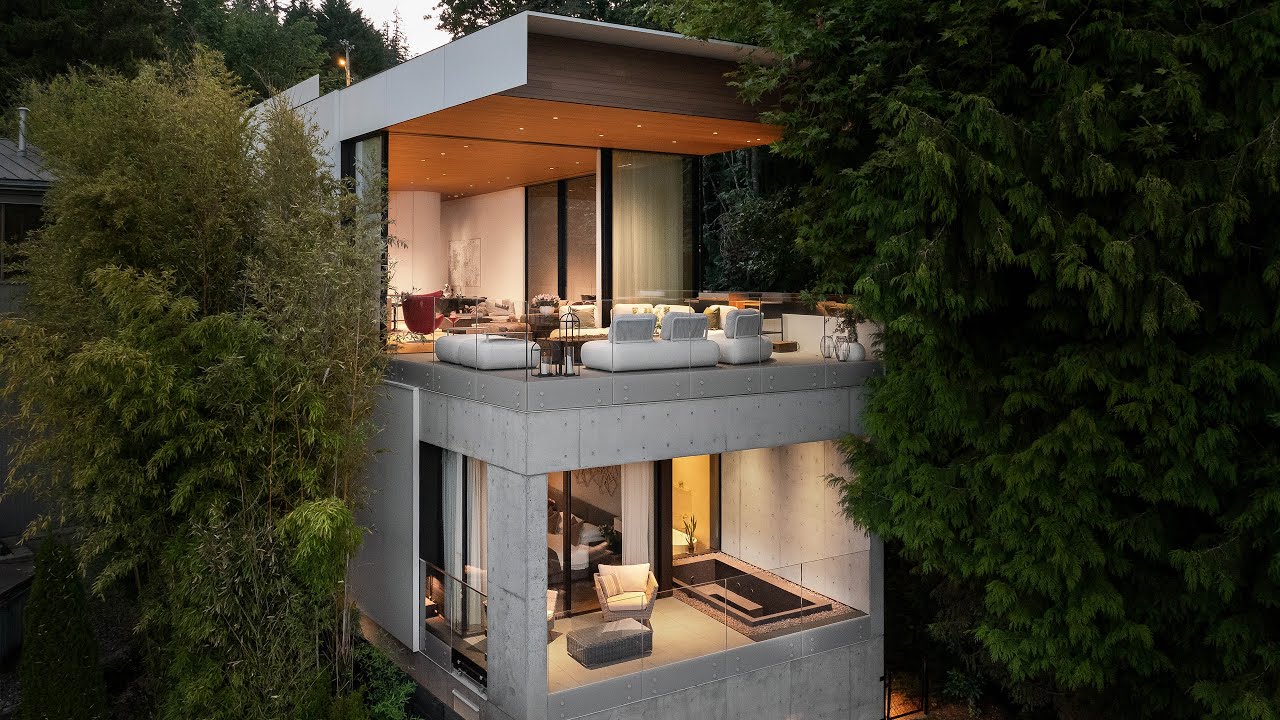 Modern Architectural Residence located in West Vancouver