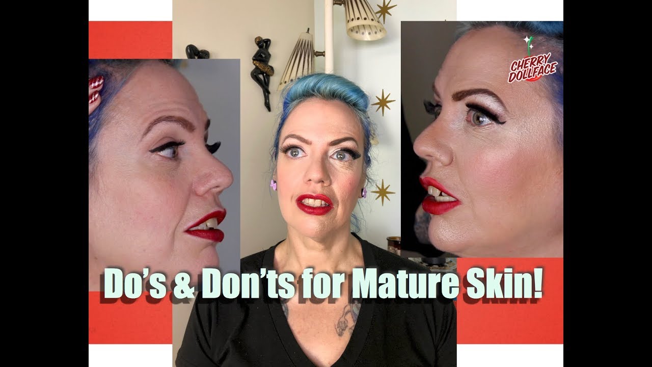 DO's & Don'ts of Pinup Makeup for Mature Skin! by CHERRY DOLLFACE