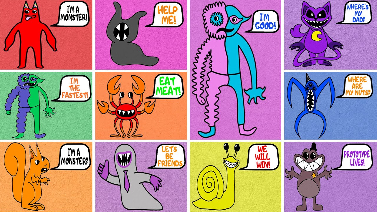 Garten of Banban: 1,2,3,4,5,6,7,8! - Boss Monster + Drawing!