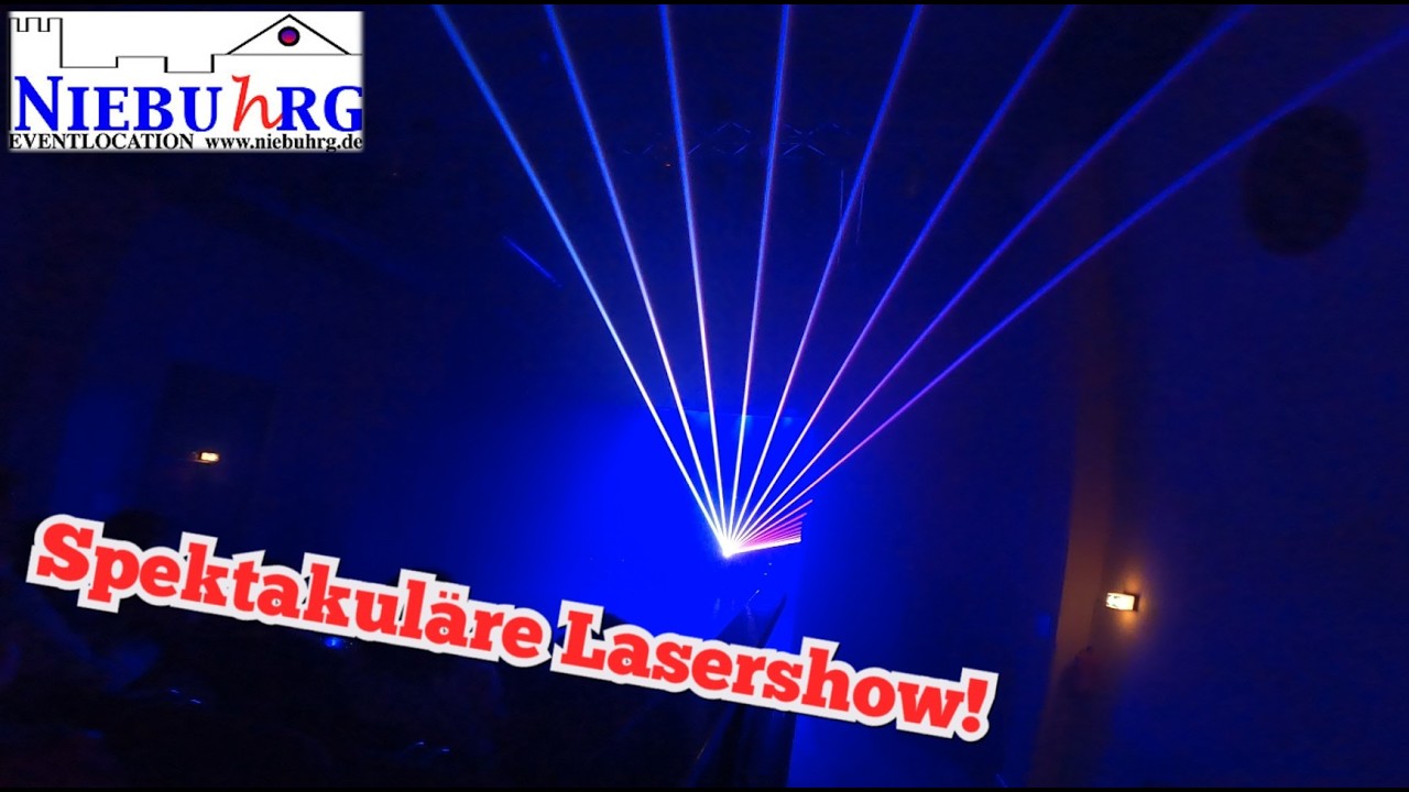 Spektakuläre Lasershow! Lichterfest am Theater an der Niebuhrg Oberhausen 2026 // Show