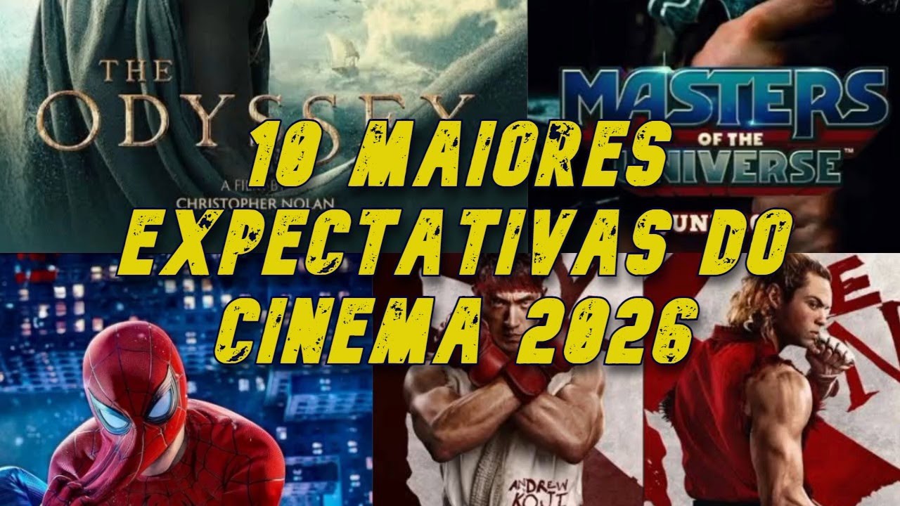 AS MINHAS 10 MAIORES EXPECTATIVAS PARA OS FILMES DE CINEMA, EM 2026, EAI, QUAL É A SUA LISTA??