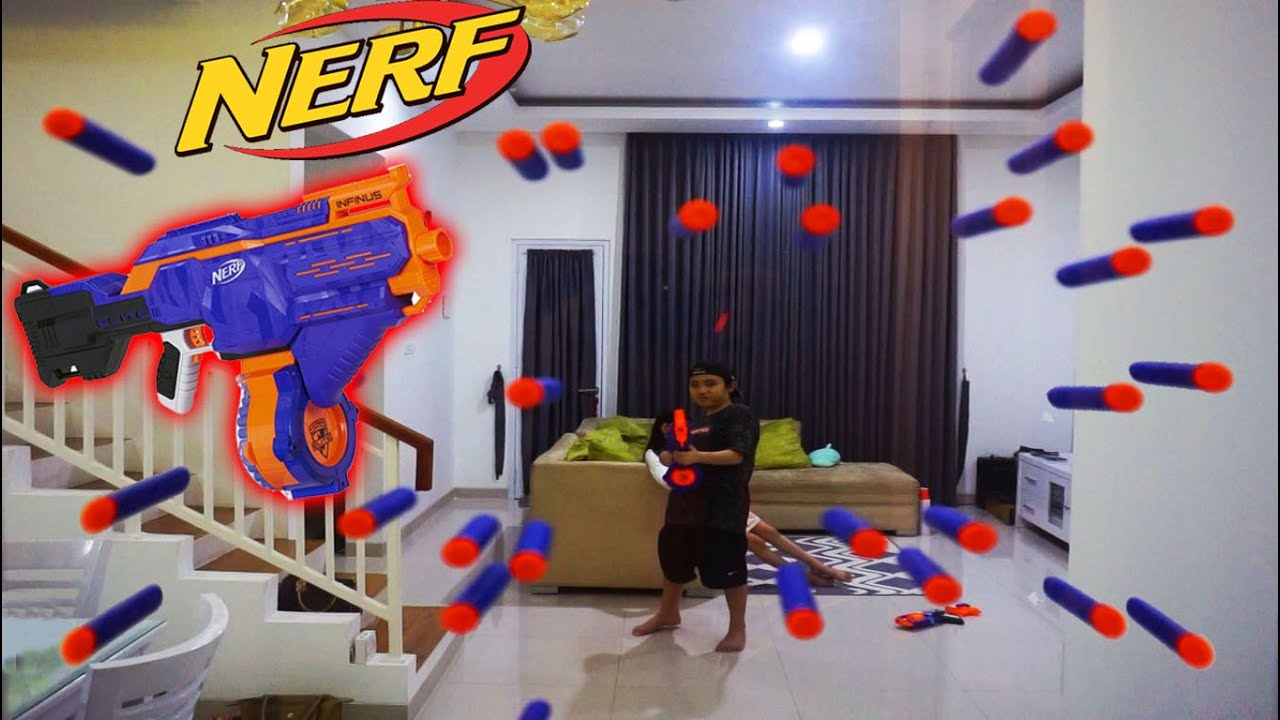 Best automatic Nerf Gun - Nerf Infinus Test - best nerf blaster