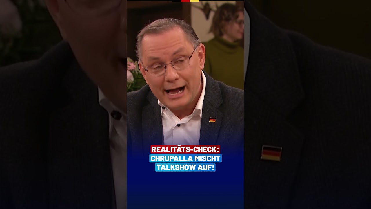 Tino Chrupalla mischt Talkshow-Runde auf! - AfD-Fraktion im Bundestag