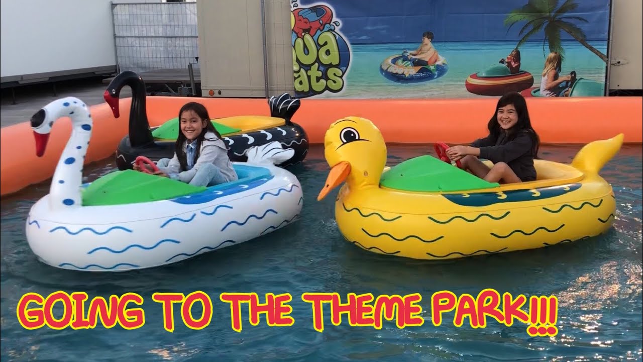 GOING TO THE THEME PARK | Twin Kids Family Fun TV