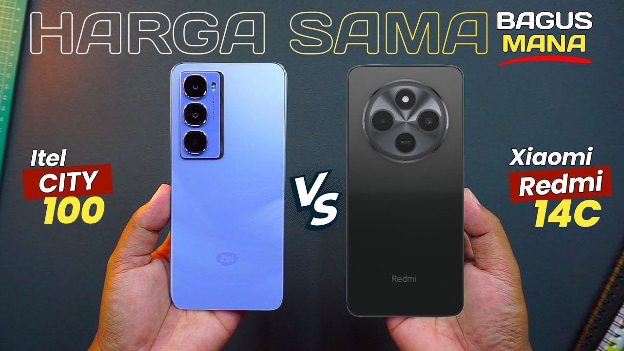 DUIT 1.3 JUTA MENDING BELI MANA..?? Itel City 100 vs Redmi 14C JANGAN SALAH PILIH
