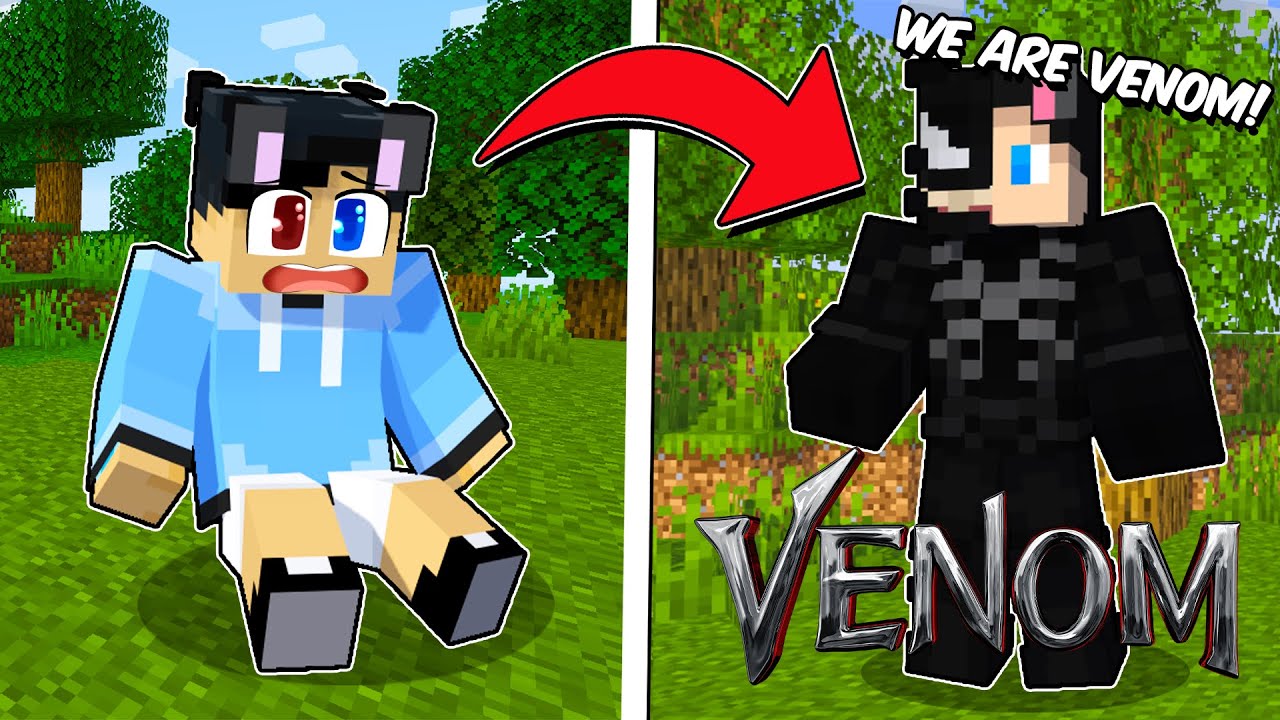 Raizu Becomes VENOM in Minecraft! (Tagalog)