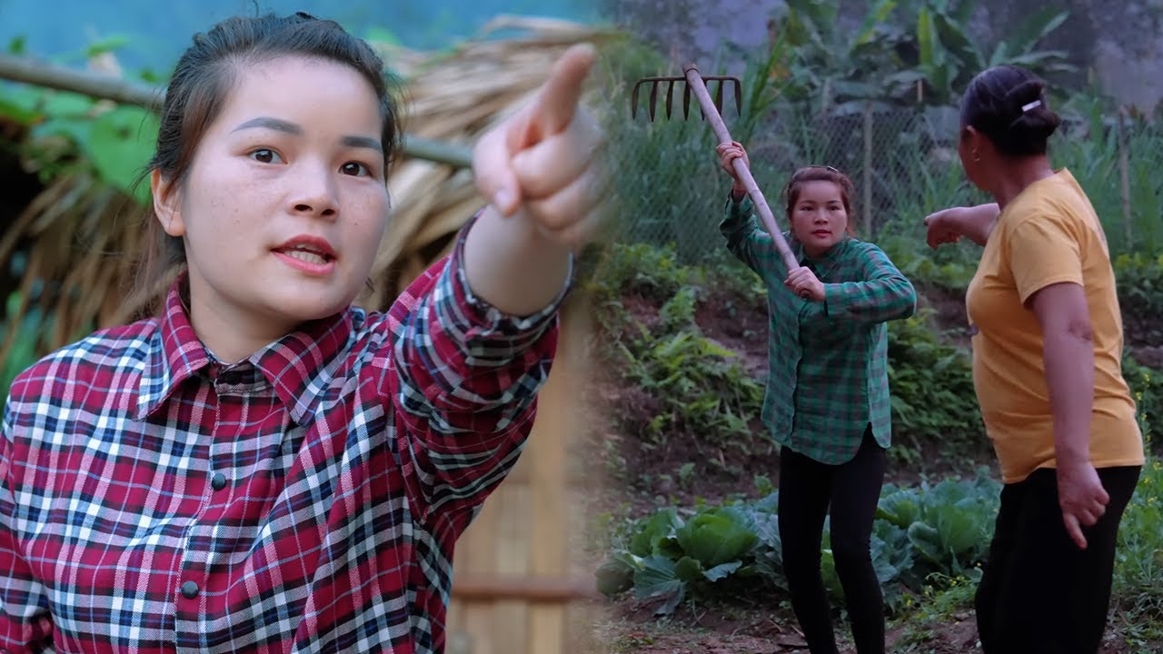 Ly Tieu Ha fights back when she sees her cruel mother in law stealing chickens!