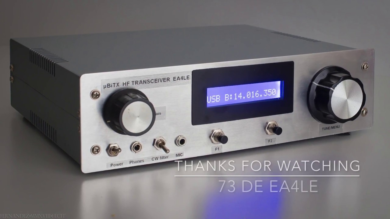 UBiTX Audio CW filters test