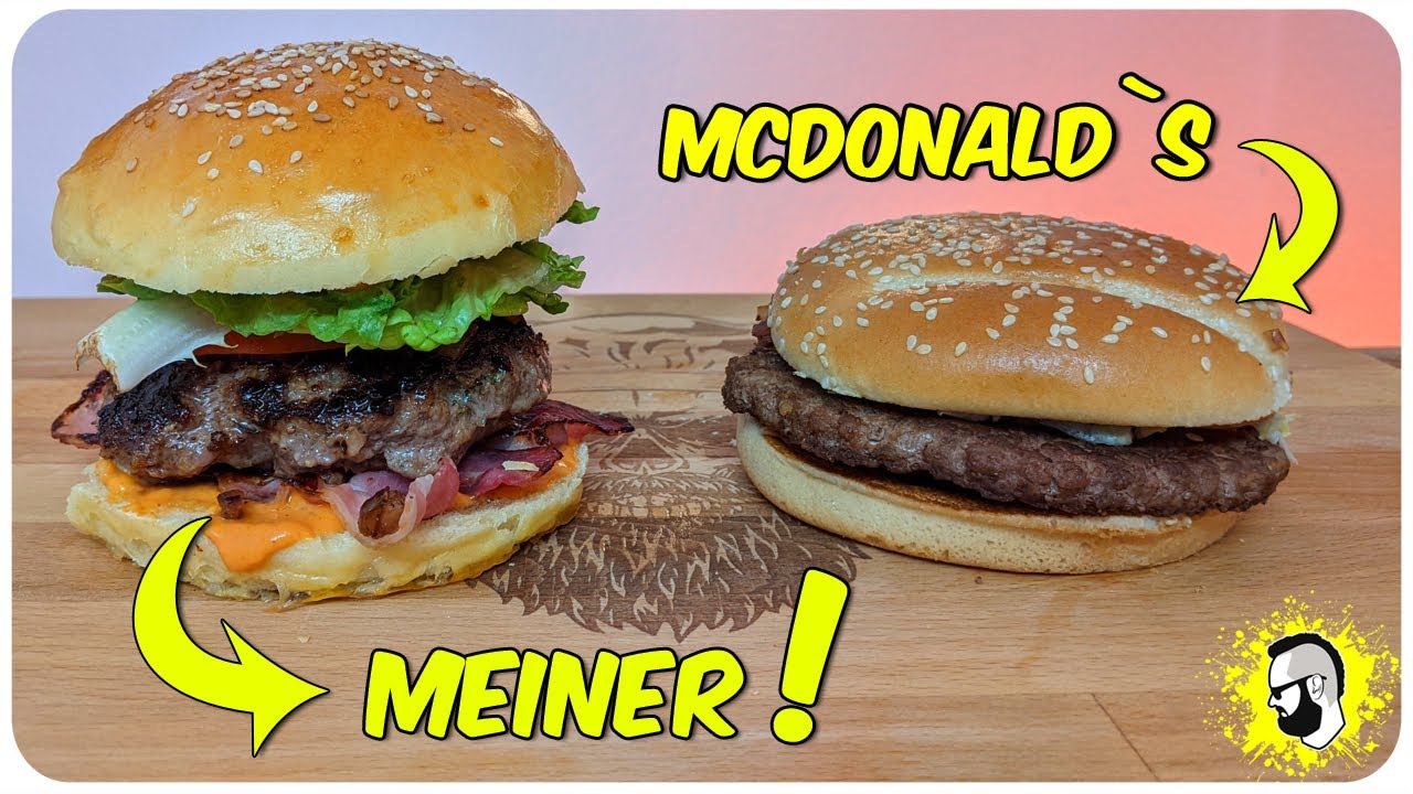 Der McDonalds 1955 Burger (Rezept Download) 🍔😍