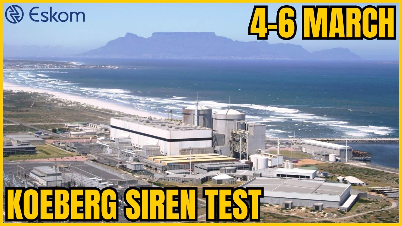 Koeberg Siren Test in Cape Town | 4-6 March